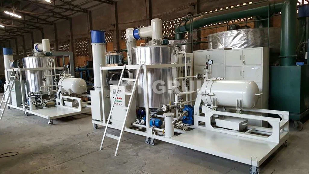 waste engine oil regeneration plant with CE. waste engine oil regeneration plant with CE.