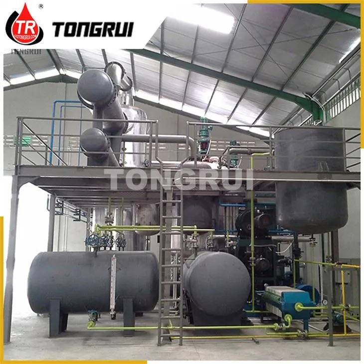 environment friendly waste engine oil recycling plant